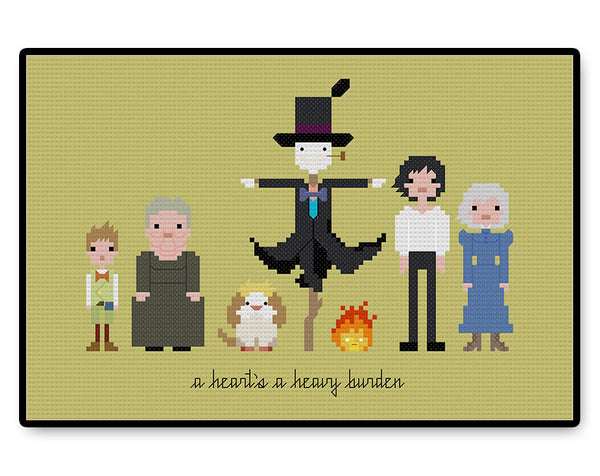 Howl's Moving Castle - PDF Cross Stitch Pattern