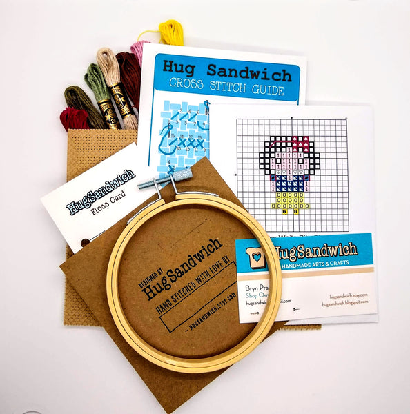 PBS Painter Bite Size - Complete Cross Stitch Kit