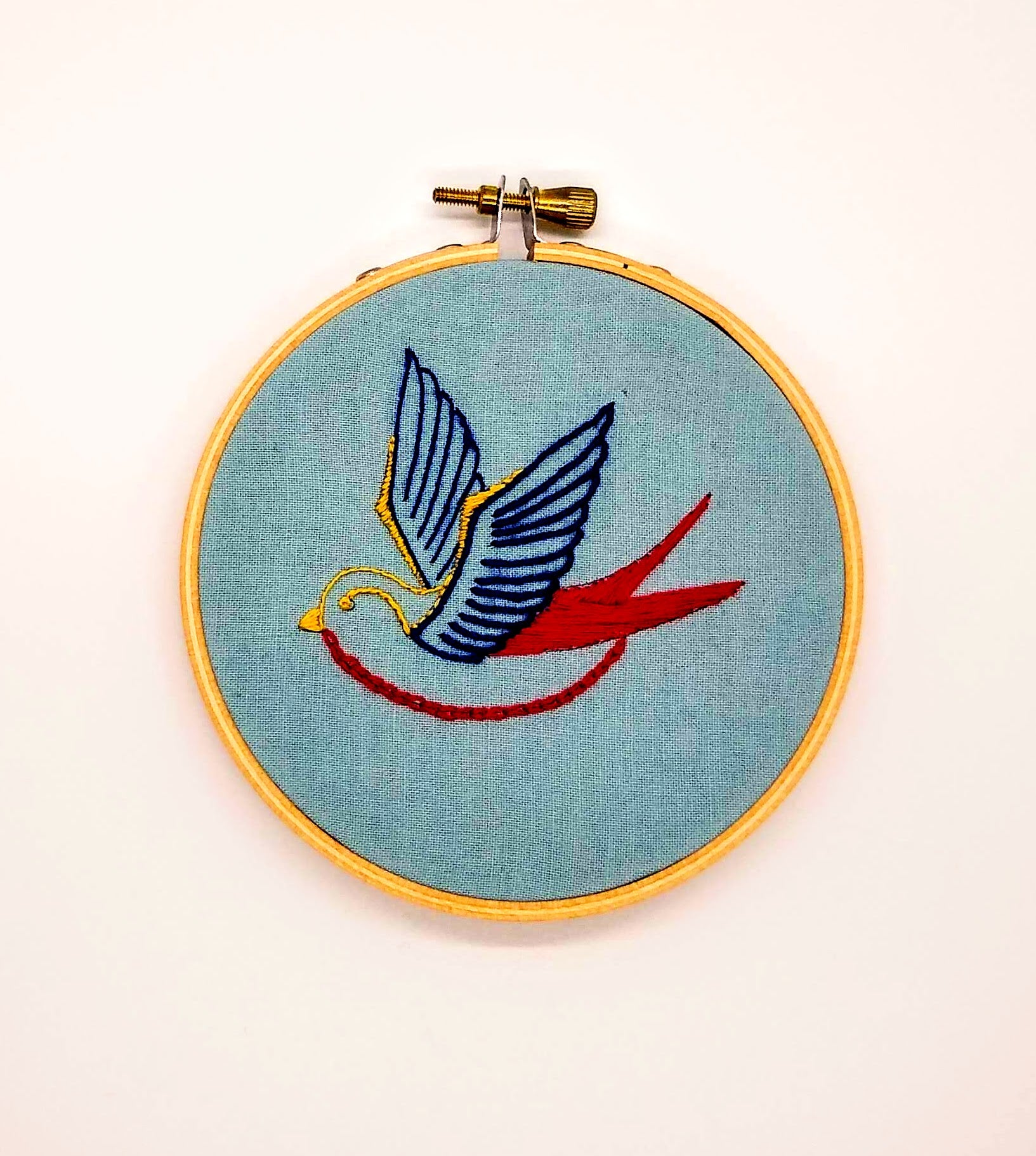 Swallow - Complete Hand Embroidery Kit