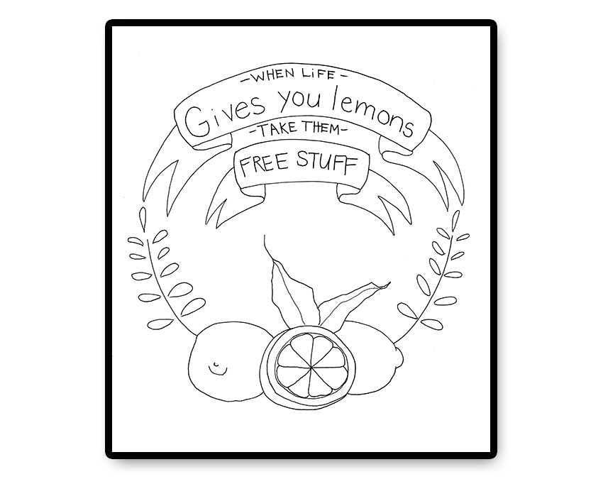 Life Give You Lemons - PDF Hand Embroidery Pattern