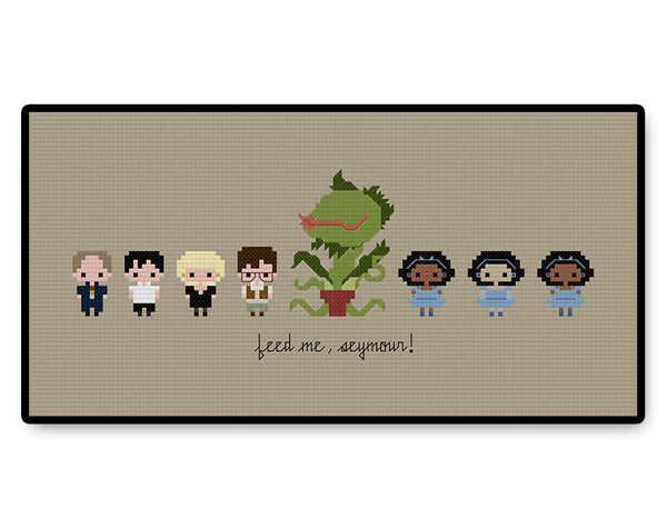 Little Shop of Horrors Bite Size - PDF Cross Stitch Pattern