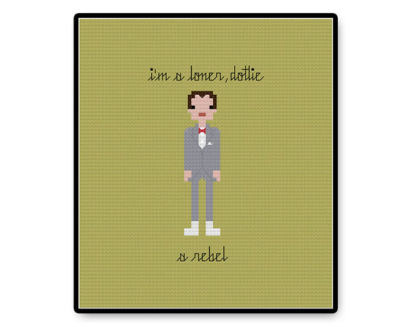 I'm a Loner - PDF Cross Stitch Pattern