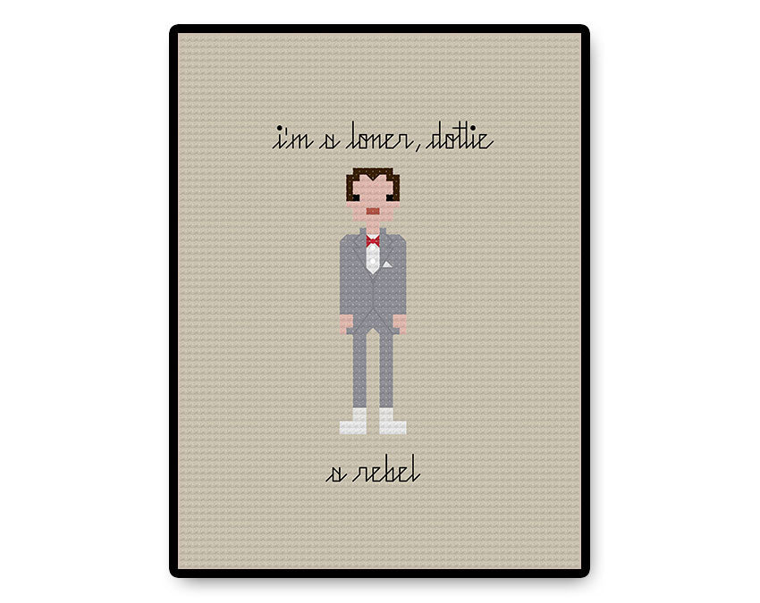 I'm a Loner - PDF Cross Stitch Pattern