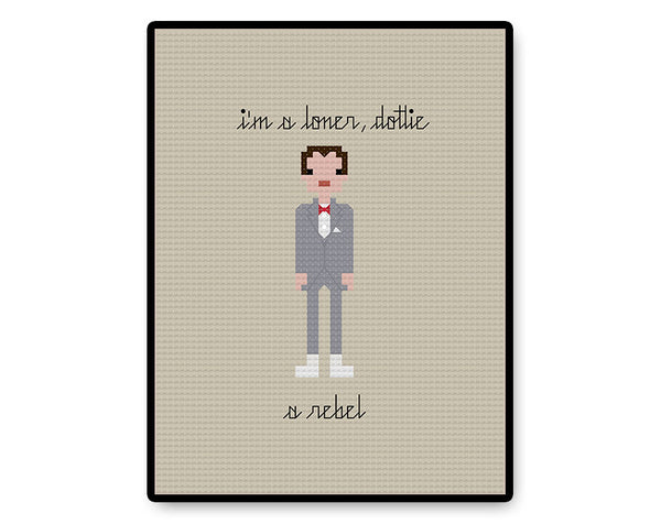 I'm a Loner - PDF Cross Stitch Pattern