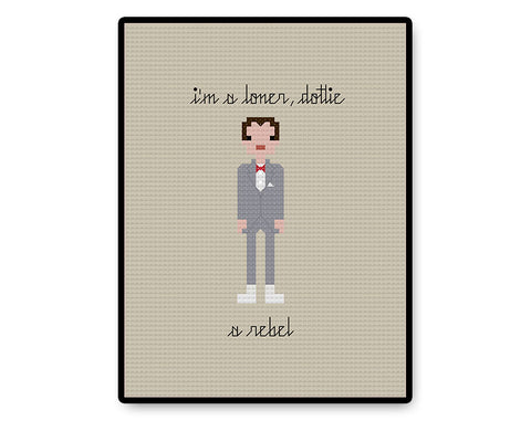 I'm a Loner - PDF Cross Stitch Pattern