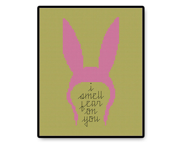 I Smell Fear - PDF Cross Stitch Pattern