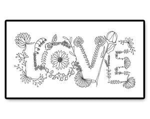 LOVE - PDF Hand Embroidery Pattern