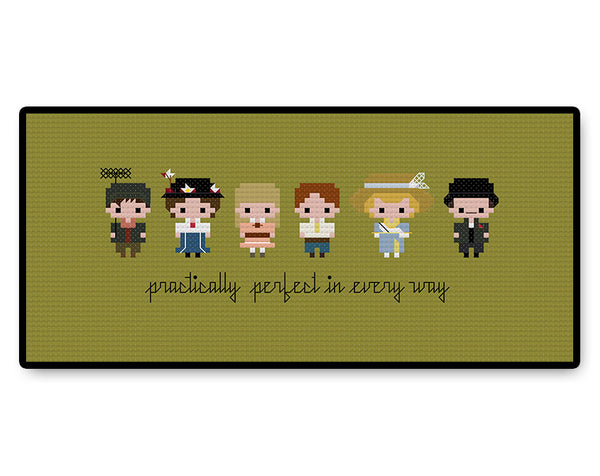 Mary Poppins Bite Size - PDF Cross Stitch Pattern