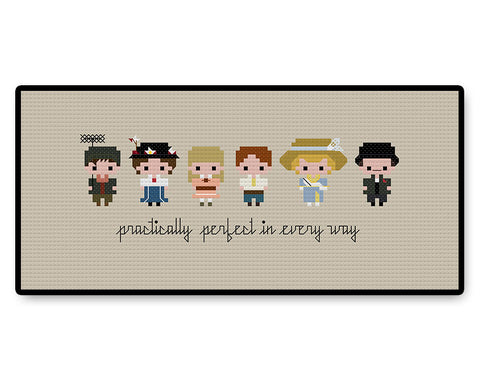 Mary Poppins Bite Size - Complete Cross Stitch Kit