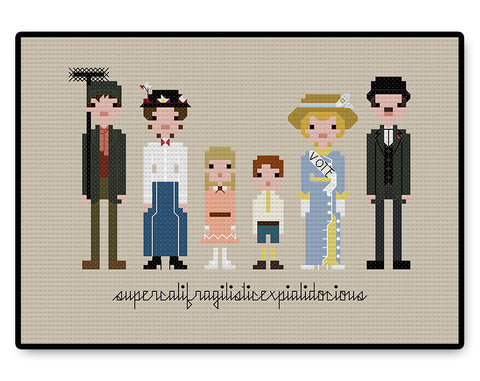 Mary Poppins - Complete Cross Stitch Kit