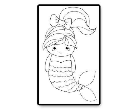 Mermaid - PDF Hand Embroidery Pattern