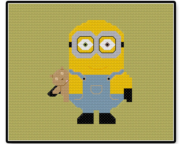 Minion Bob - PDF Cross Stitch Pattern