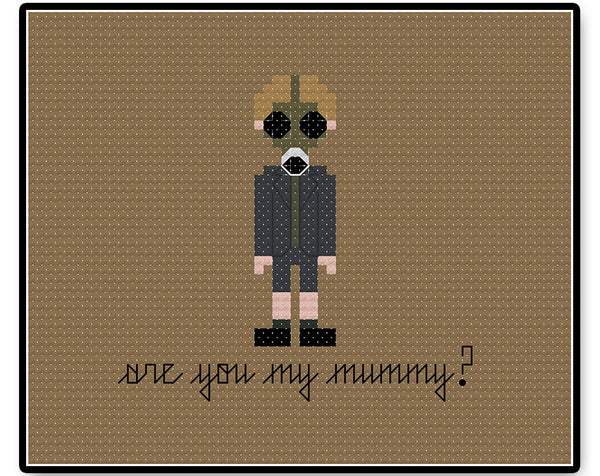 Are You My Mummy? - PDF Cross Stitch Pattern