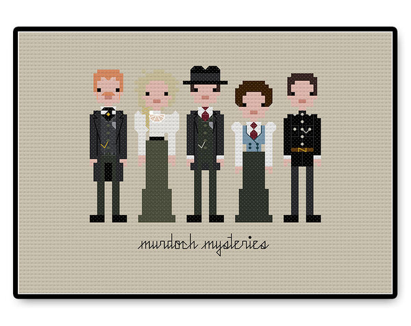 Murdoch Mysteries - PDF Cross Stitch Pattern