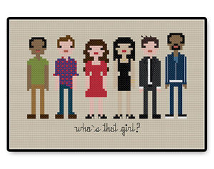 New Girl - PDF Cross Stitch Pattern