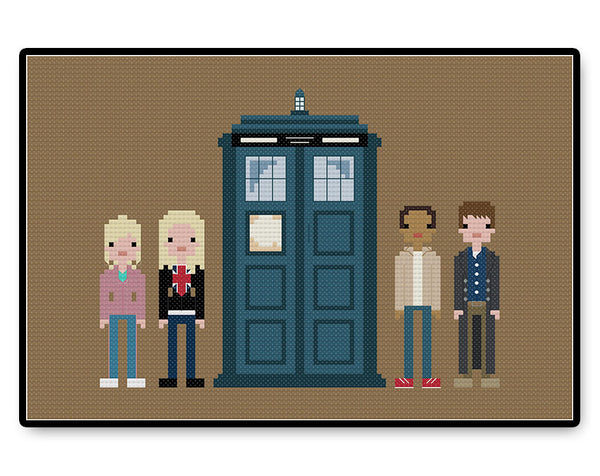 Ninth Doctor's Companions - PDF Cross Stitch Pattern