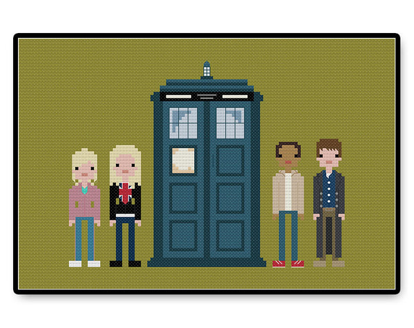 Ninth Doctor's Companions - PDF Cross Stitch Pattern