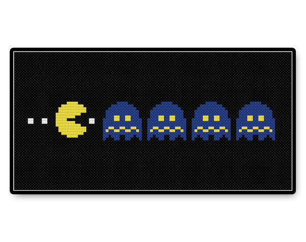 Pac Man Ghost - PDF Cross Stitch Pattern