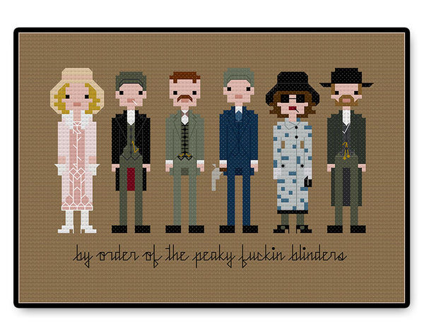 Peaky Blinders - PDF Cross Stitch Pattern