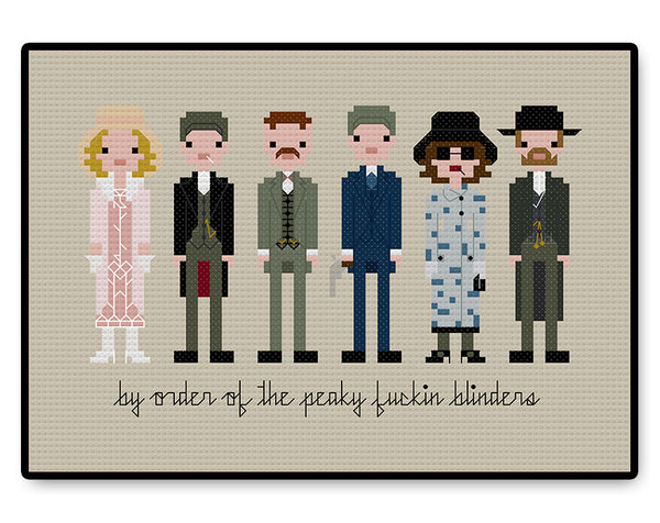 Peaky Blinders - PDF Cross Stitch Pattern