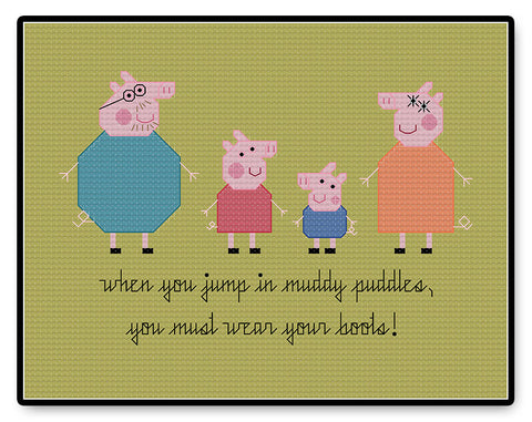 Peppa Pig - Complete Cross Stitch Kit