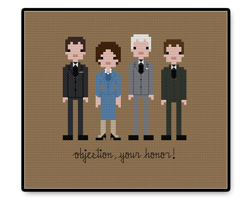 Perry Mason - PDF Cross Stitch Pattern