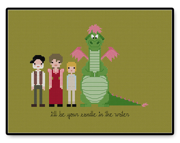 Pete's Dragon - PDF Cross Stitch Pattern