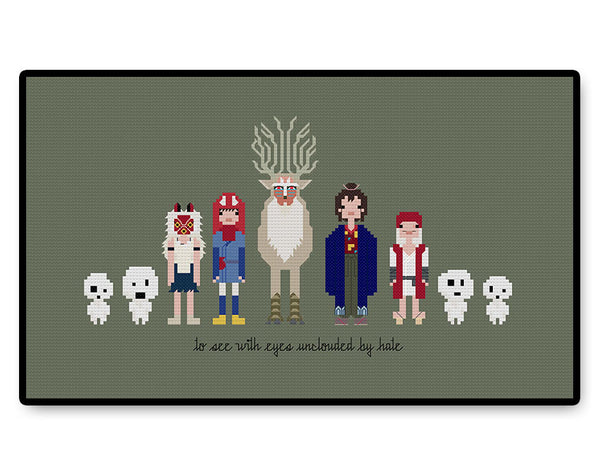 Princess Mononoke - PDF Cross Stitch Pattern