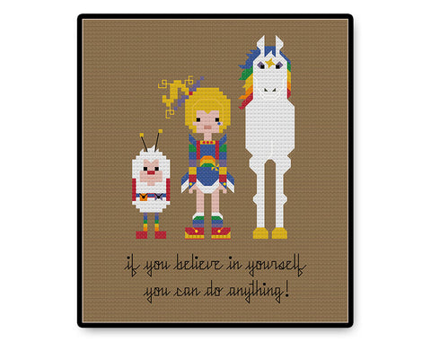 Rainbow Brite - PDF Cross Stitch Pattern