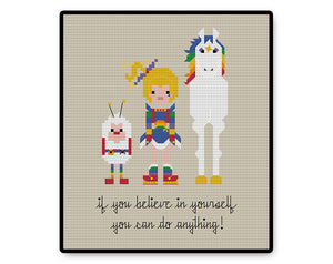 Rainbow Brite - Complete Cross Stitch Kit