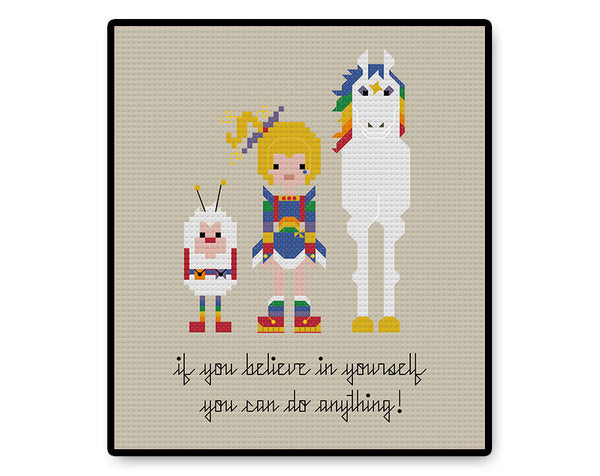 Rainbow Brite - Complete Cross Stitch Kit