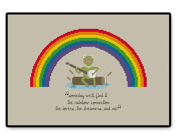 Rainbow Connection - PDF Cross Stitch Pattern