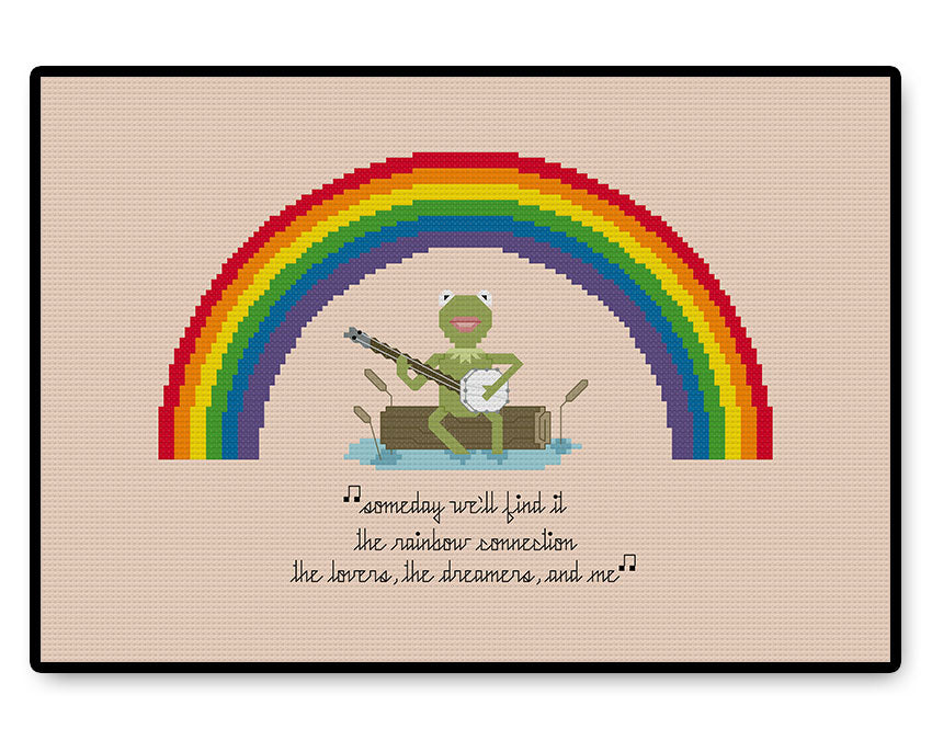 Rainbow Connection - Complete Cross Stitch Kit