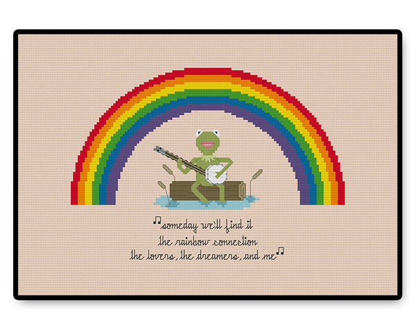 Rainbow Connection - Complete Cross Stitch Kit