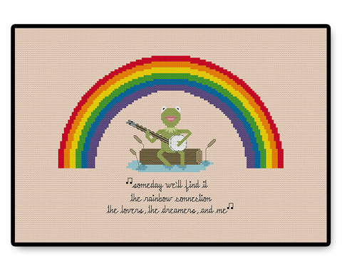 Rainbow Connection - Complete Cross Stitch Kit