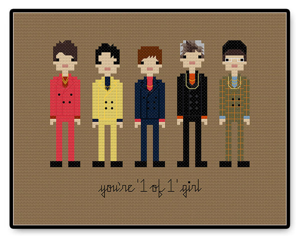 SHINee  - PDF Cross Stitch Pattern