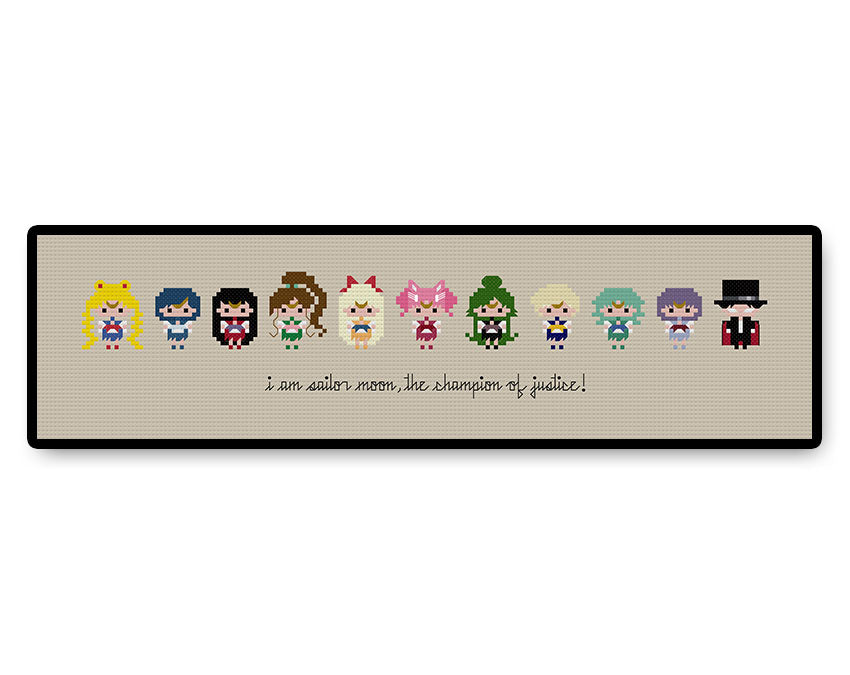 Sailor Moon Bite Size - Complete Cross Stitch Kit