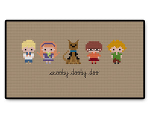 Scooby Doo Mystery Inc Bite Size - PDF Cross Stitch Pattern