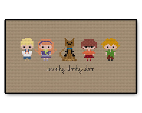 Scooby Doo Mystery Inc Bite Size - PDF Cross Stitch Pattern