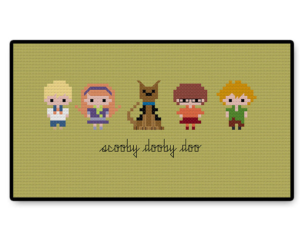 Scooby Doo Mystery Inc Bite Size - PDF Cross Stitch Pattern