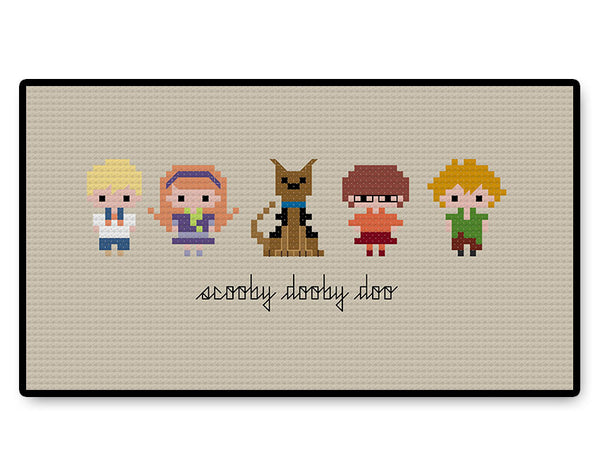 Scooby Doo Mystery Inc Bite Size - Complete Cross Stitch Kit