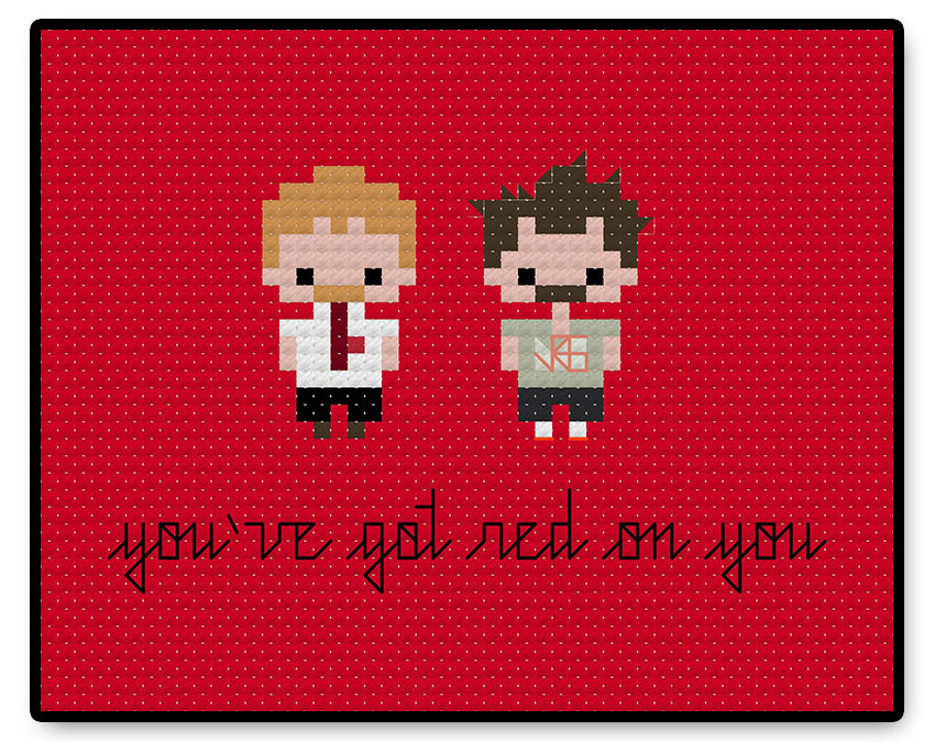 Shaun of the Dead Bite Size - PDF Cross Stitch Pattern