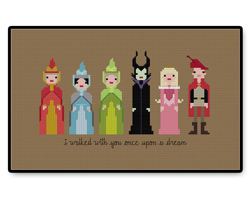 Sleeping Beauty Ball Gown - Complete Cross Stitch Kit