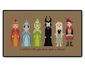 Sleeping Beauty - PDF Cross Stitch Pattern