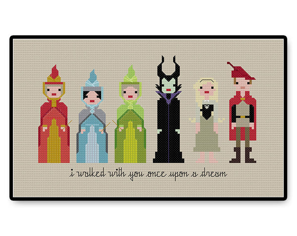 Sleeping Beauty - Complete Cross Stitch Kit