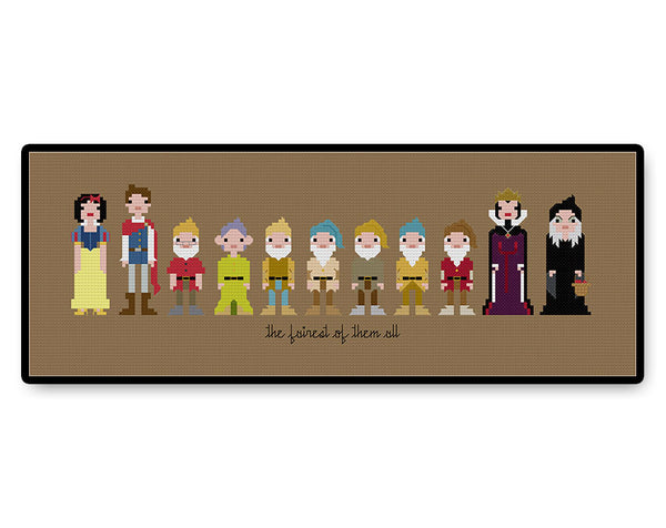 Snow White - PDF Cross Stitch Pattern