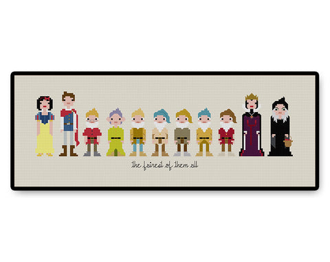 Snow White - PDF Cross Stitch Pattern