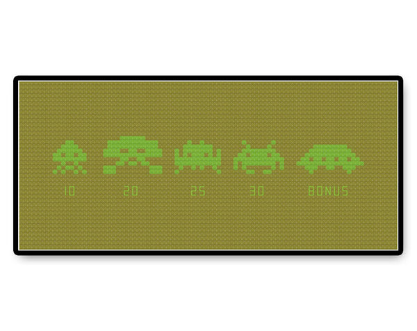 Space Invaders - PDF Cross Stitch Pattern