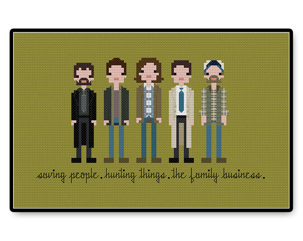 Supernatural - PDF Cross Stitch Pattern