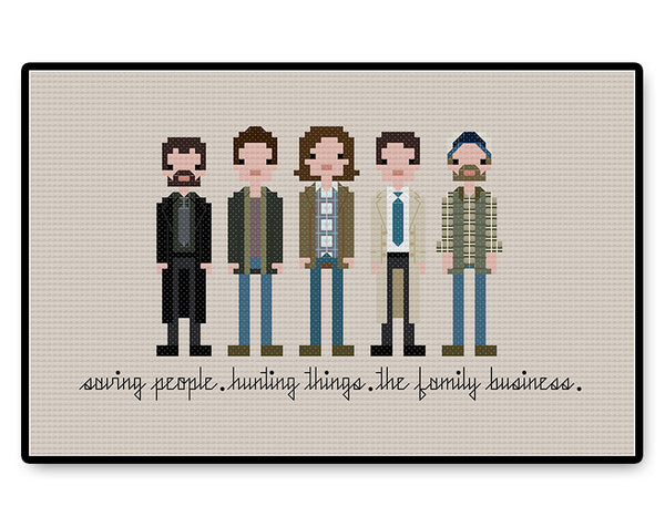 Supernatural - PDF Cross Stitch Pattern